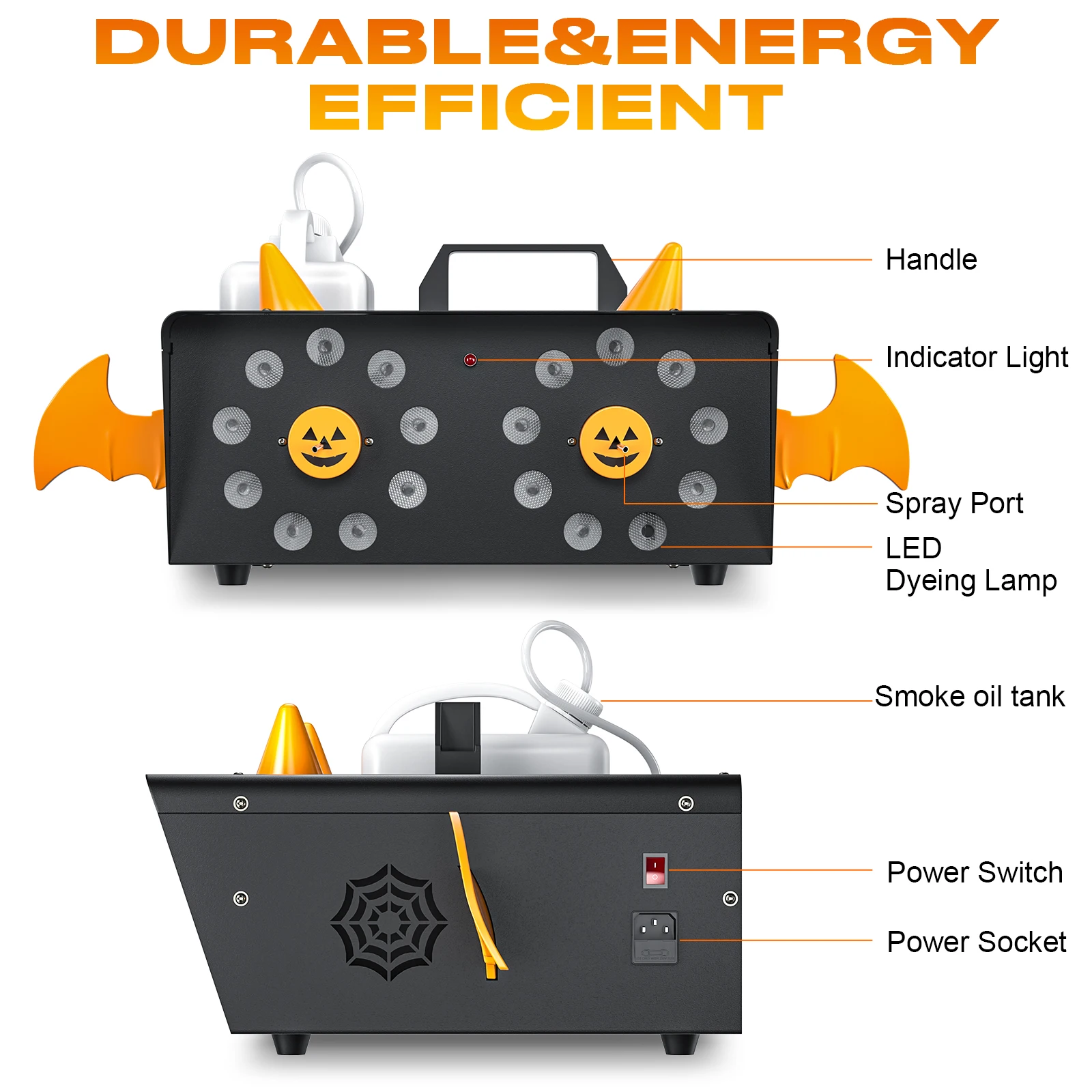 1500W Fog Machine 18led Verlichting Rook Haze Generator Afstandsbediening Podium Effect Apparatuur Voor Spelen Theater Feest Dj Bruiloft