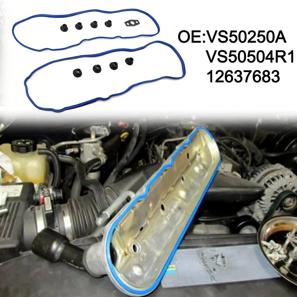 

Full Valve Cover Gasket Kit With Accessories For Chevrolet GMC 4.8L 5.3L 6.0L 1997-2016 Easy Install Perfect Seal No Oil Leak