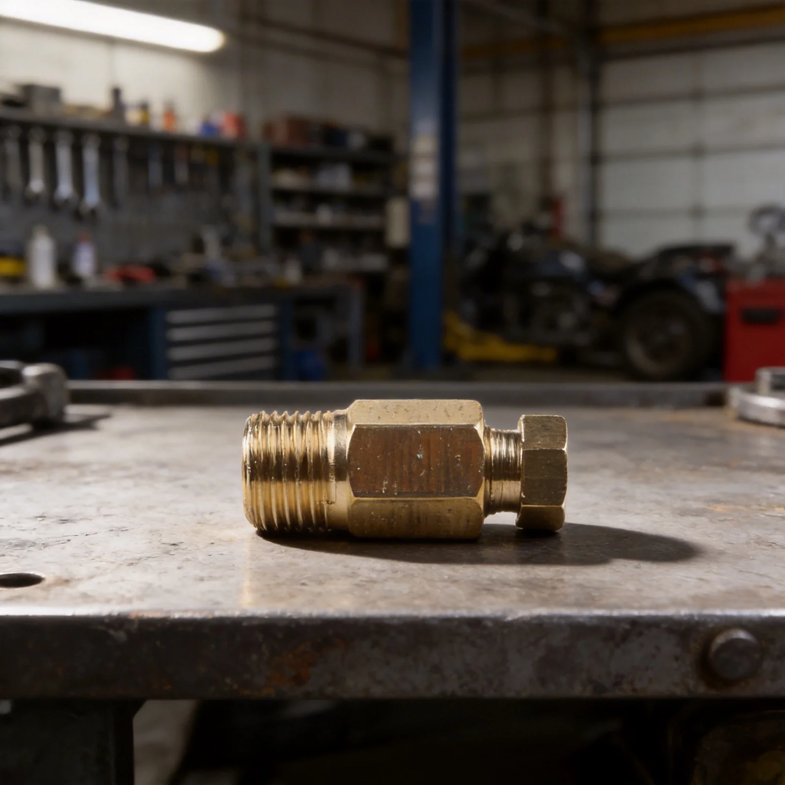 Brass Compression Fittings 12 Pack with 4mm OD Tube Fit and 1/8 For BSP Male Thread for Industrial Pneumatic Use