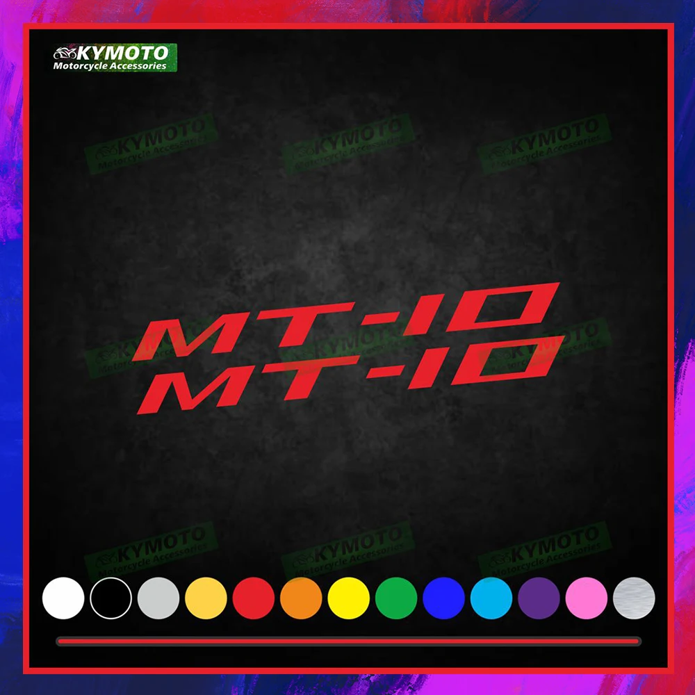 

Для Yamaha YZF MT-10 MT10 аксессуары для мотоциклов наклейки обтекатель украшения шлем топливный бак двигатель логотип светоотражающая наклейка