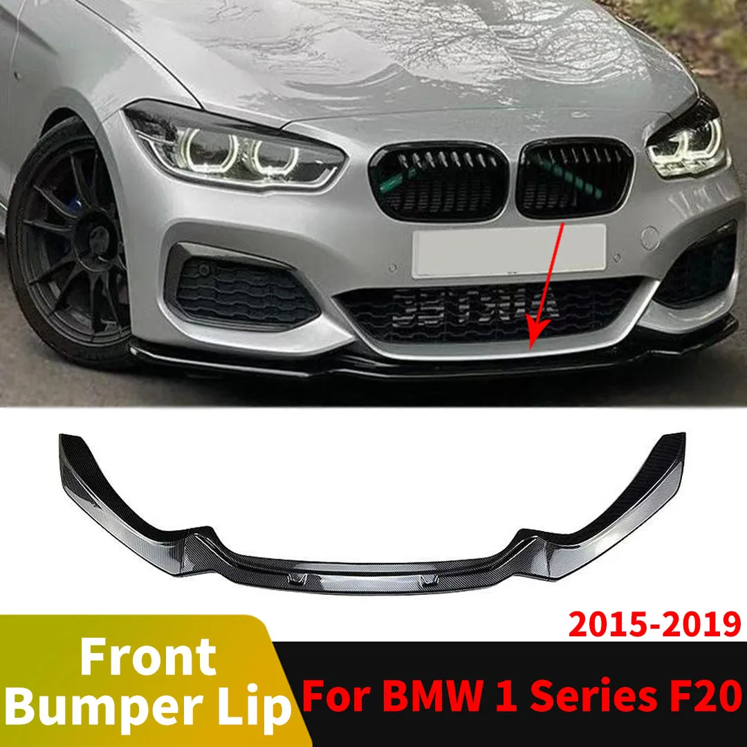 

Splitter Front Air Dam Guard Bumper Lip Chin Tuning Protector Trim For BMW 1 Series F20 F21 M-Pack 118i 120i 2015-2019 Styling