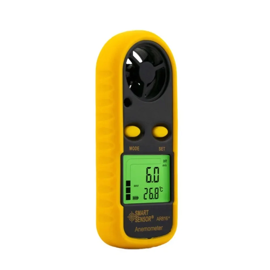 AR816 + Anemometer Anemometer Compact Portable Measurement of Wind Speed