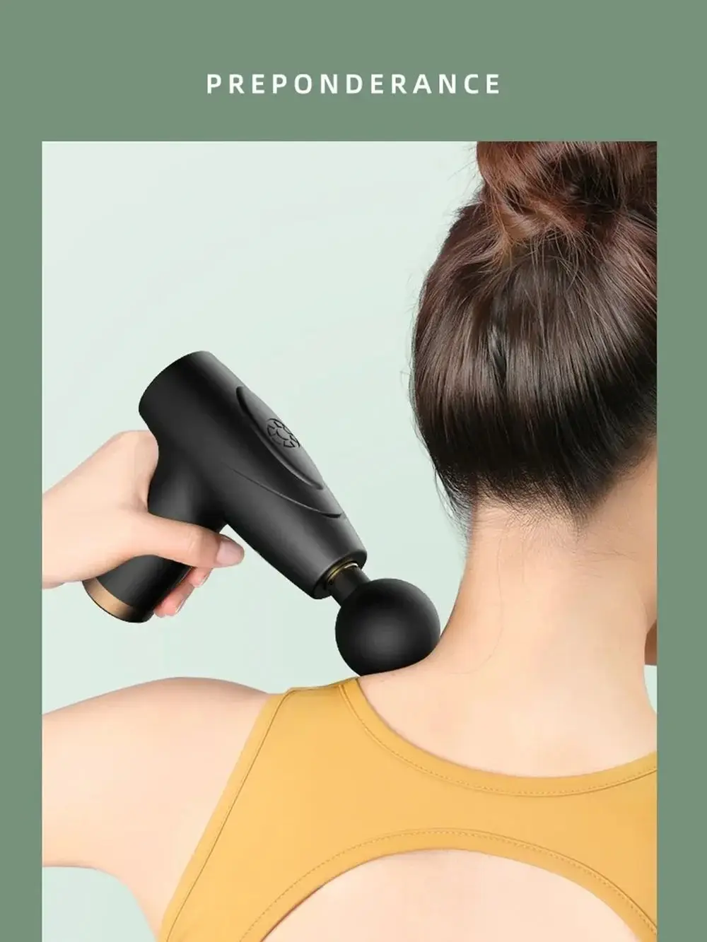 Professional Low Sound Massage Gun Deep Tissue Vibration Exercise Gym Sports Massage Gun