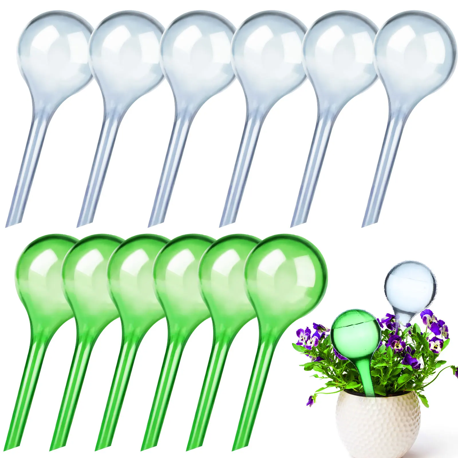 

Lazy Automatic Waterer Self Watering Globes Garden Watering Bulbs Dripper Irrigation Device For Potted Plants 1 Pcs