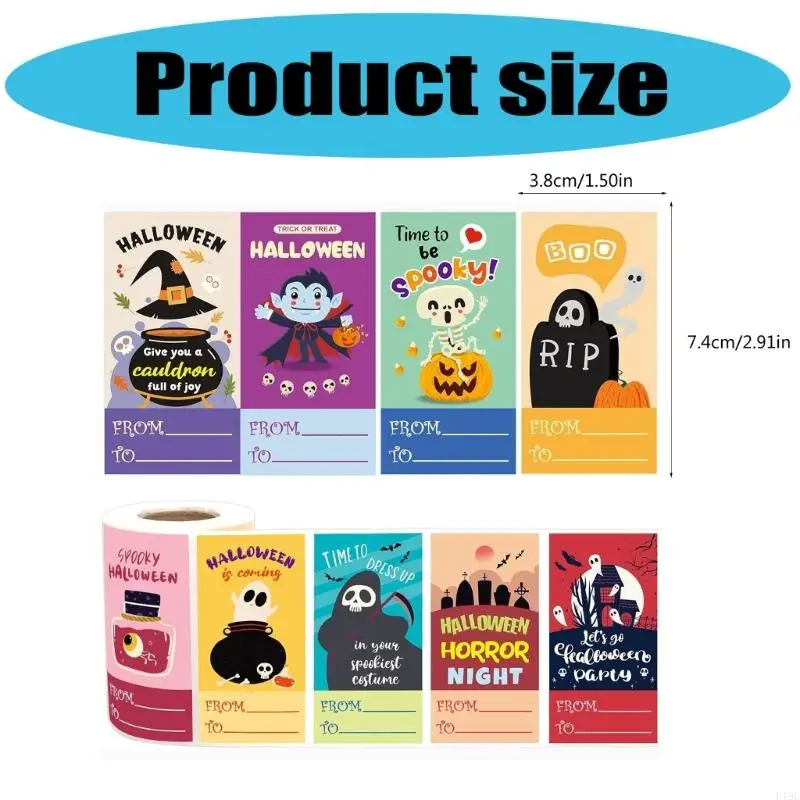 300 Pcs Halloween Sticker Pumpkins Labels Sticker Reward Sticker Decorative Sticker Labels for Party Decoration F19E