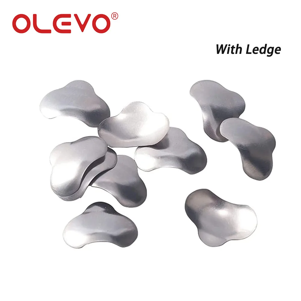 OLEVO 50 Pcs Dental Sectional Contoured Matrices Bands Refill Matrix Douban Molding Sheet Autoclave L/M/S With Ledge Odontologia