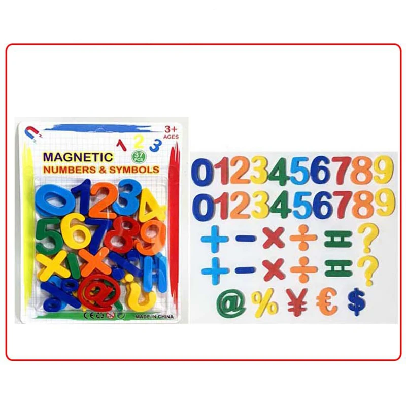 Magnetic Alphabet Letter Plastic Refrigerator Sticker Kid Learning Spelling Counting Educational Toys Colour Refrigerator Magnet