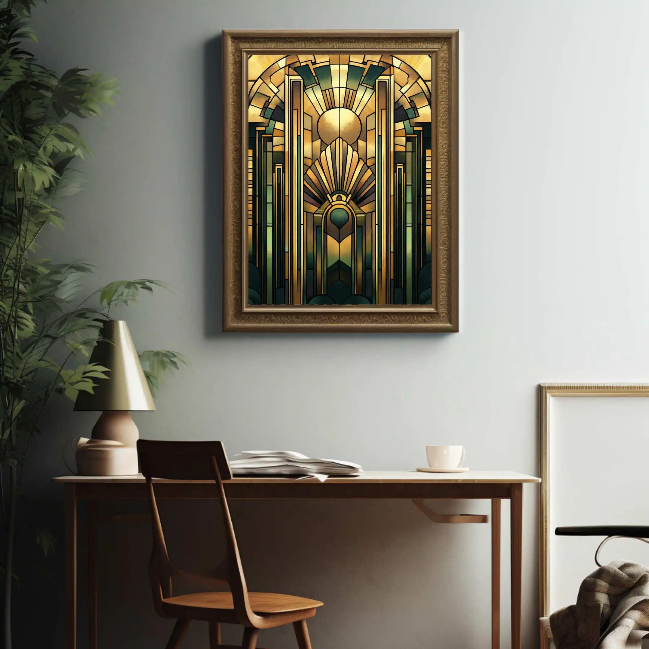 Pôsteres minimalistas de construção de design, estilo art déco dos anos 1920, impressões modernas, pintura em tela, imagens de arte de parede, decoração de quarto de casa