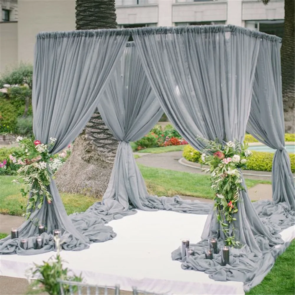 

Регулируемая гигантская двойная драпировка, свадебная арка, фон, подставка, железная рама, стенд