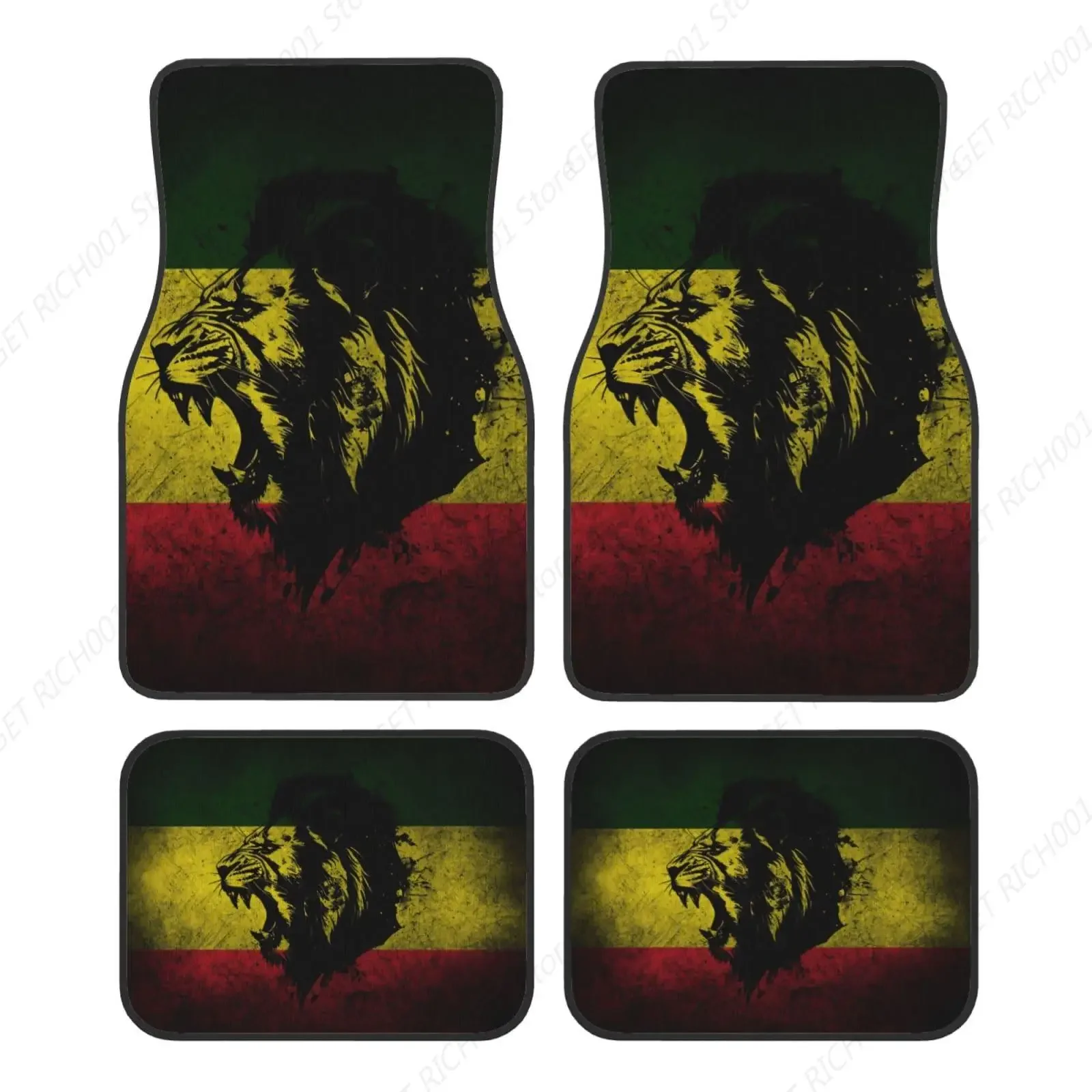 

Alfombra Con Banra León Jamaicano, Alfombrillas Para Coches, Accesorios Para Automóviles, Alfombrillas Divertidas Para El Suelo