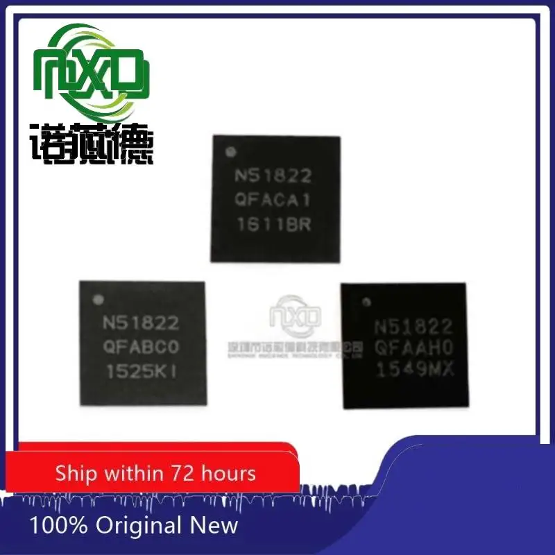 

5PCS/LOT NRF51822-QFAA NRF51822-QFAB NRF51822-QFAC QFN48 new and original integrated circuit IC chip