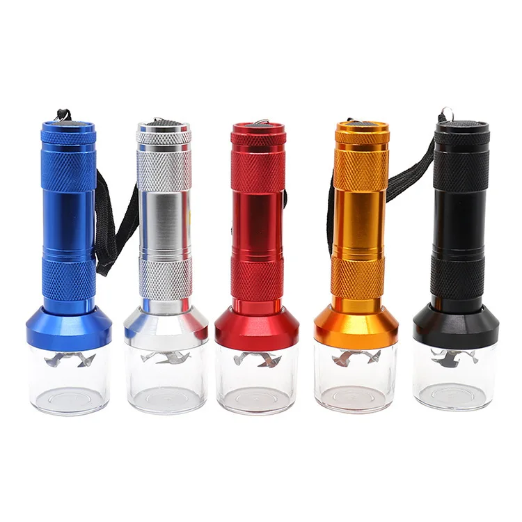 

Tobacco Leaf Electric Grinder Flashlight Shape Mill Smoke Spice Crusher Muller Kitchen Seasoning Grind Tool Tobacco Grinder