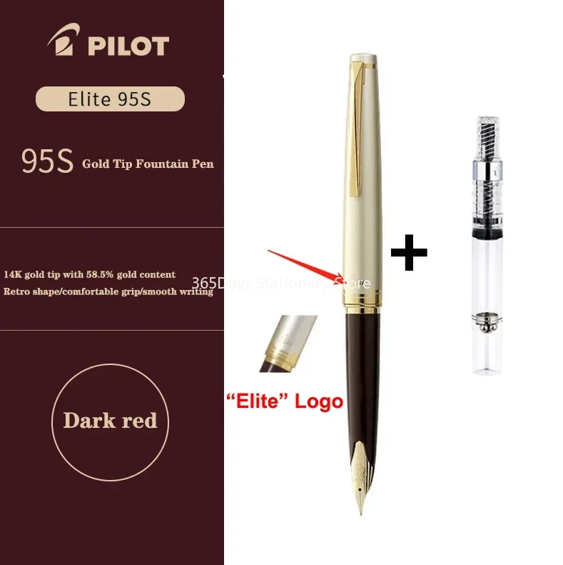 Japan PILOT Fountain Pen 14K Gold Nib 95s Elite 95th Anniversary