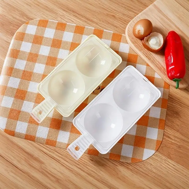 Microwave Egg Cooker Heat-resistant Egg Steamer Mold Kitchen Accessories For Fast Home Breakfast Prep Daily Kitchen Use