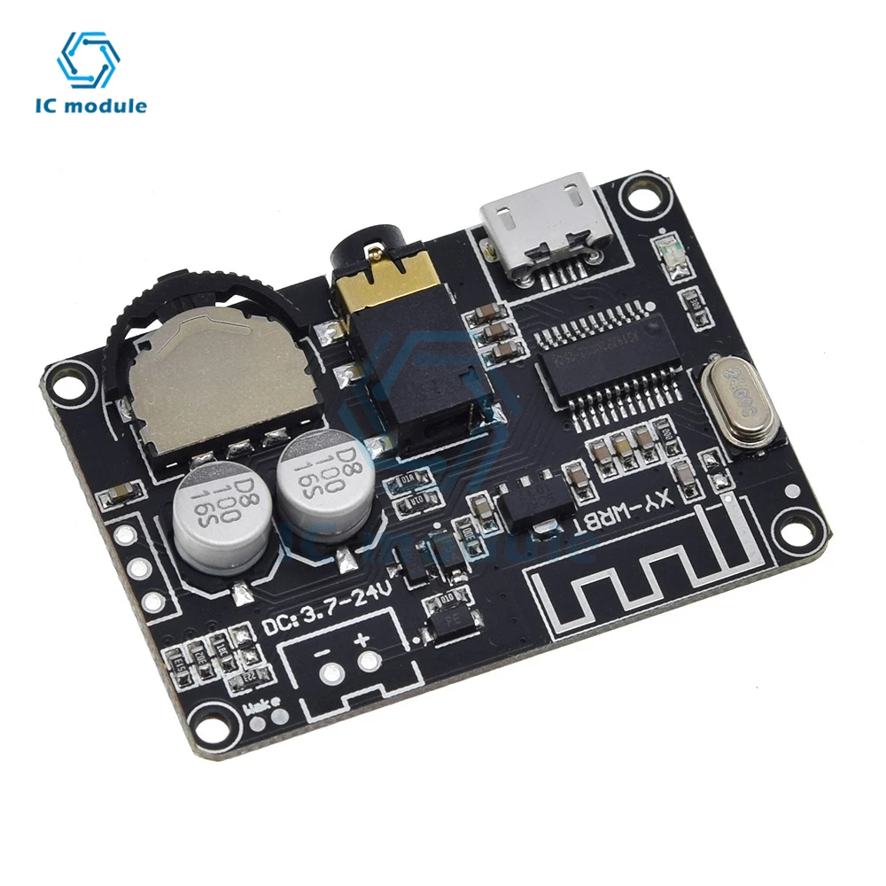 DC3.7-24V BT 5.0 Stereo Audio Decoder Board Mp3 Lossless Decoder Board Wireless Stereo Music Module XY-WRBT