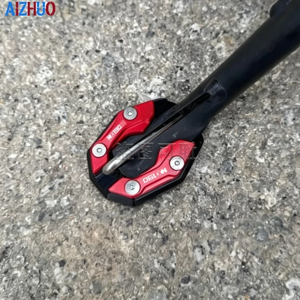 

For Honda NX190 NX 190 CB190X CB 190X 2024 2025 2026 Motorcycle Accessories Kickstand Side Stand Enlarger Extension Plate Pad