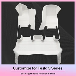 Per Tesla Model 3 Custom Fit accessori per auto tappetino interno materiale ecologico per highland del 2024 per sedile anteriore e posteriore