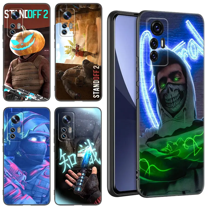 Game Standoff 2 Black Silicone Phone Case For Xiaomi Mi 9 SE 8 10T 11 12 13 Lite 9T 11T 12S 12T 13T 14 Pro 5G NE 11i 12X