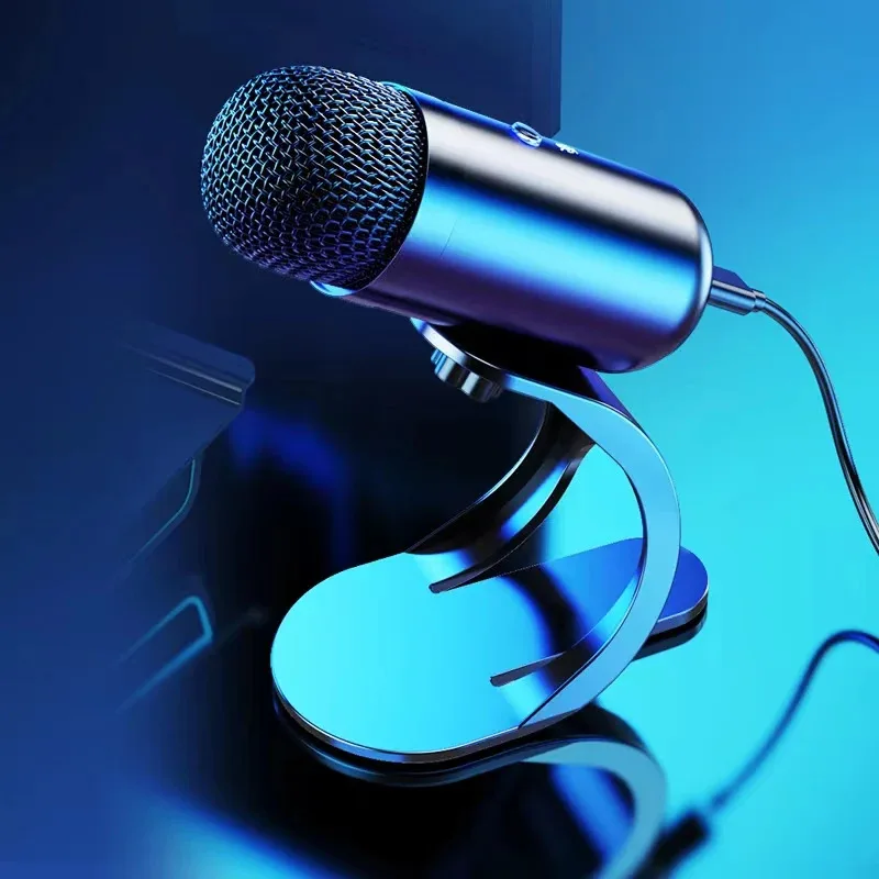 2026 Professional Wired Condenser Conference Microphone Gooseneck desktop High Voice Quality Mic Computer Gaming USB Microphone