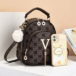 Luxury Brand Designer Women'S Backpack Fashion New Large Capacity Single Shoulder Crossbody Bag Casual Trend Letter Backpack