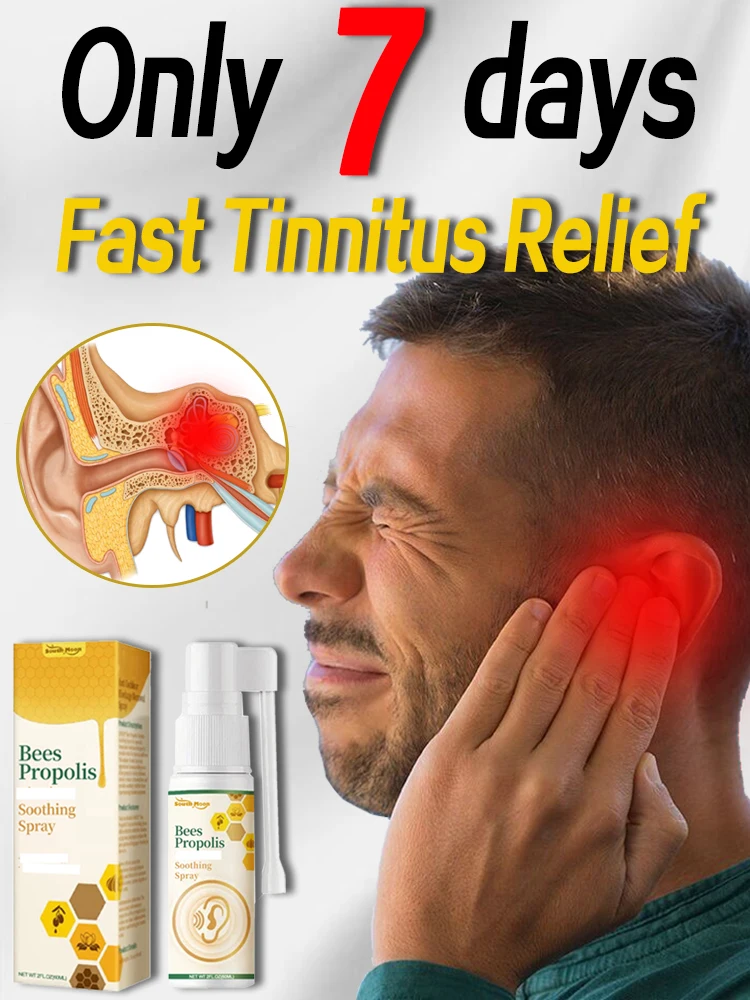 Tinnitus spray Relief Earache Alleviate Deafness Itching