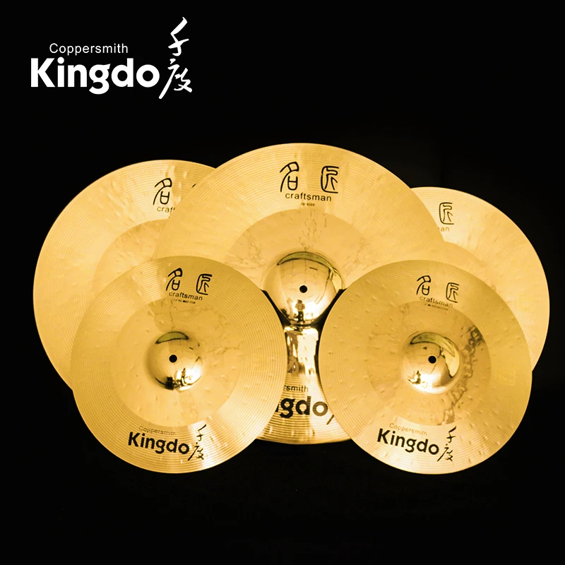 Music Instrument 5 Pieces Professional Percussion B20 Cymbals Set