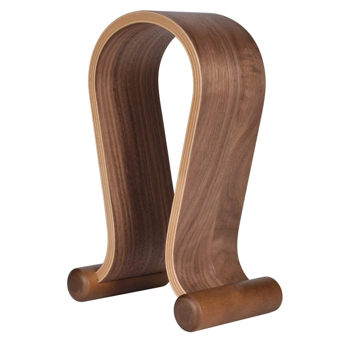 SCLS Wood Headphone Stand, Headphones Hanger Holder Mount, Gaming Headphones Display, Stylish Desk Headset Holder