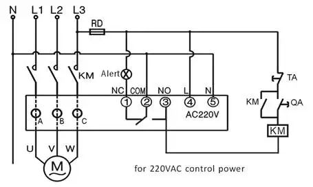 GINRI MDB-201 2-99A Water Pump Protector Overload Protection Device Digital Electronic Motor Protection Relay