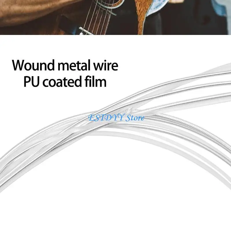 

G6DE 6Pcs Acoustic Guitar Strings Nylon Classical Guitar Strings Set .028-.043