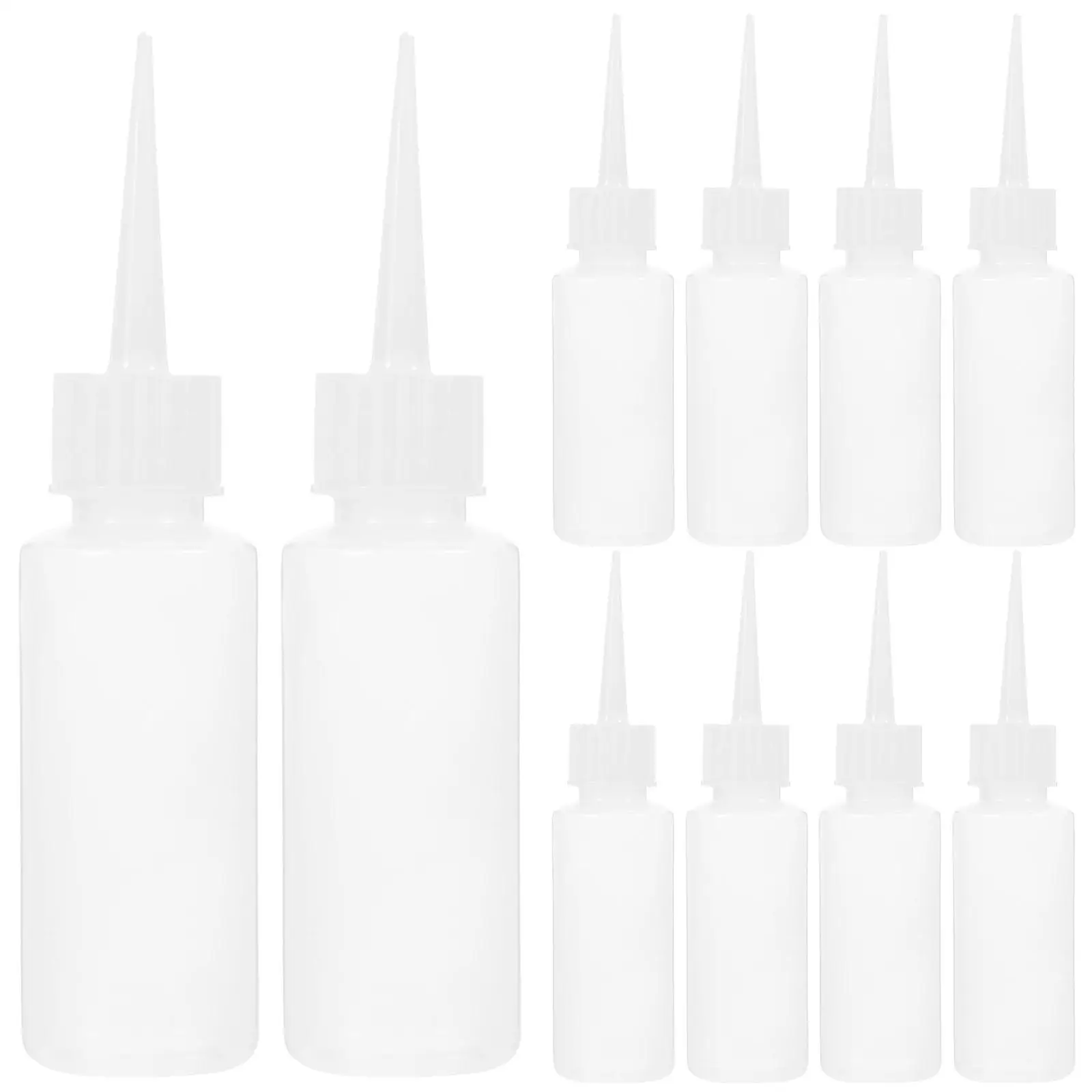 

20 Pcs Bulk Plastic Pointed-mouth Bottle Squeeze Bottles Glue Applicator Liquid