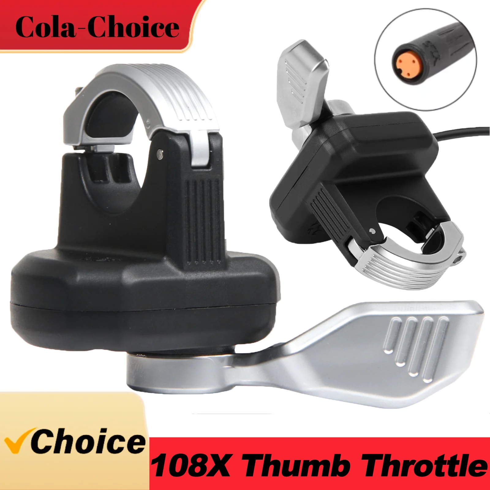 

Electric Bicycle Thumb Throttle，Accelerator For Bafang ，Mid-Drive Motor Parts EBike Accessories