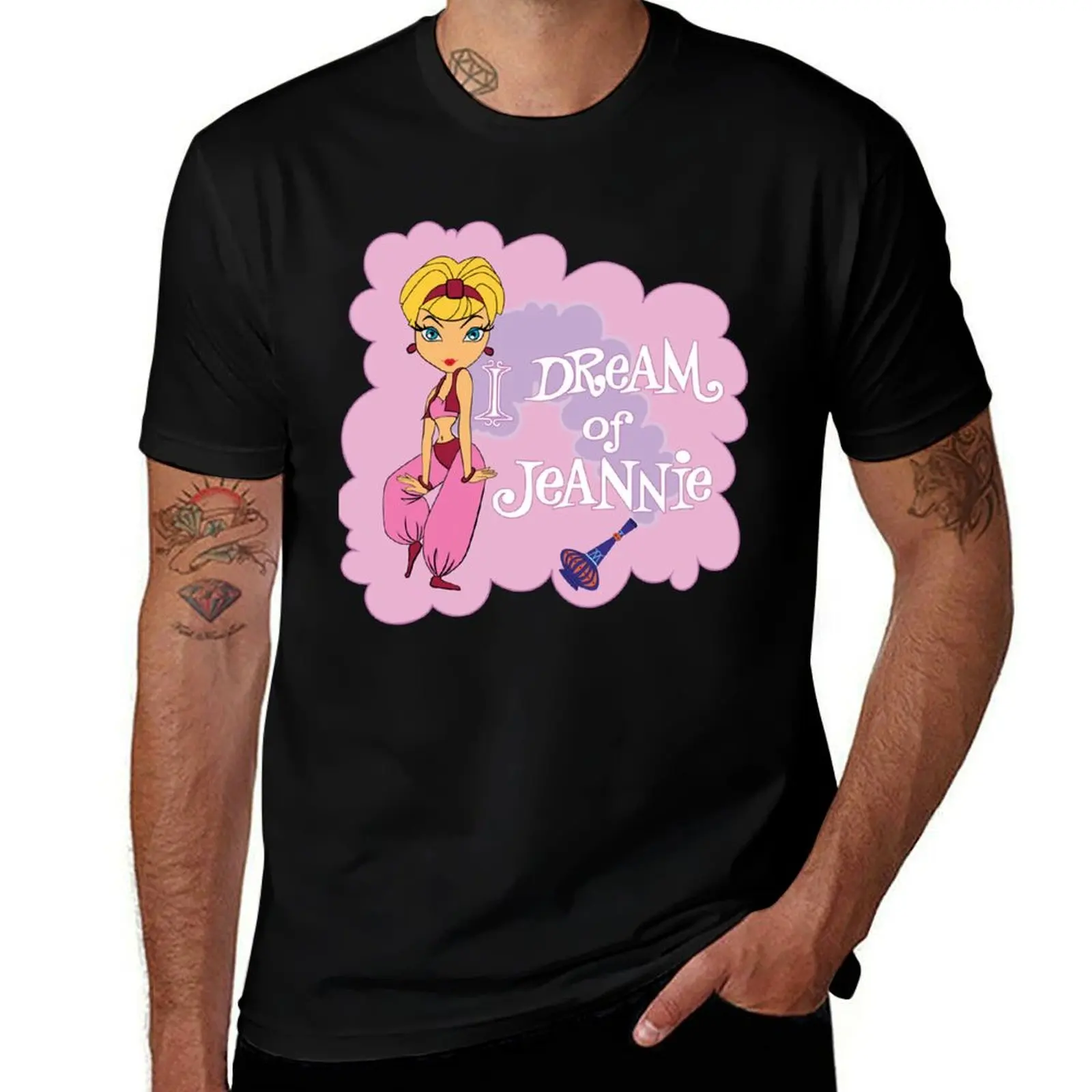 Mens Womens Dream of Jeannie Cool Gifts T-Shirt Basic Simple Design Short Sleeve Shirt T-Shirt