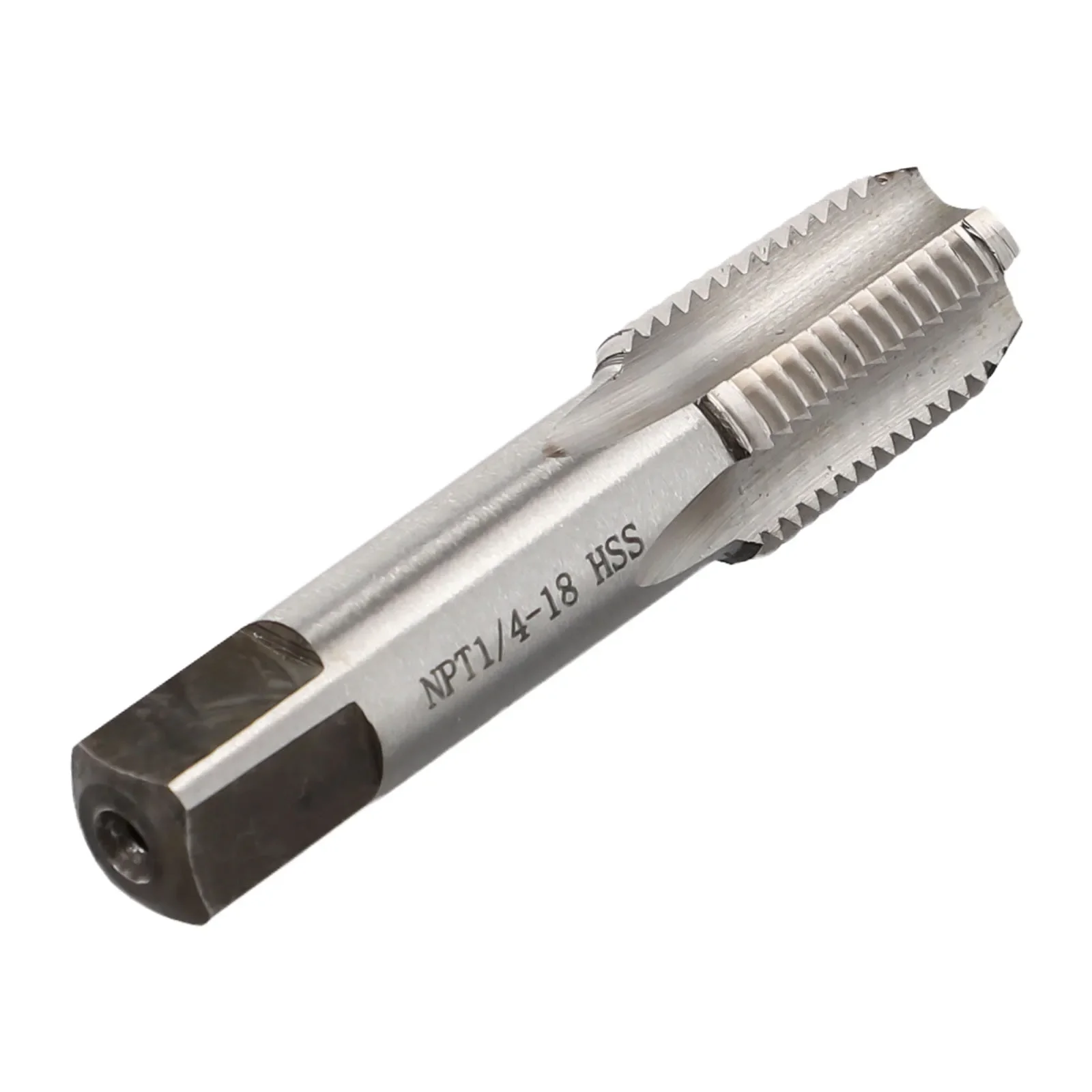 1pc High Speed Steel Screw Threaded Tap Hand Tools 1/4"-18 NPT Taper Pipe Tap