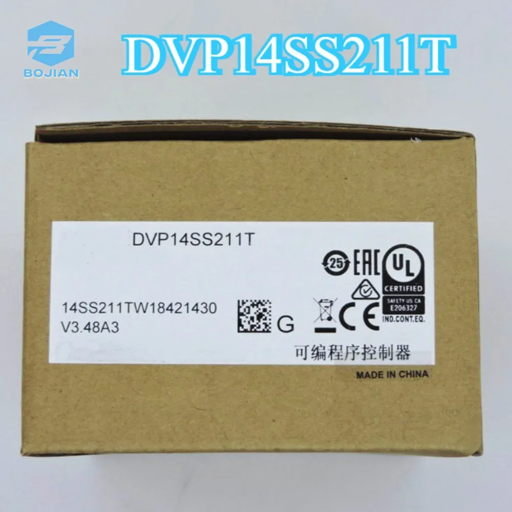 DVP14SS211T Full New SS2 Series PLC Programmable Controller Transistor Ouput 24VDC 8DI 6DO in Box