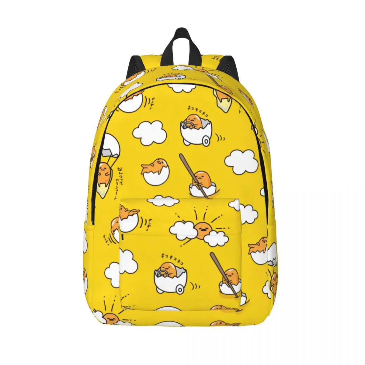 

Рюкзак с героями мультфильмов Gudetama Lazy Egg для мужчин и женщин, крутой школьный деловой рюкзак, милая коллекция, холщовые сумки для ноутбука, подарок