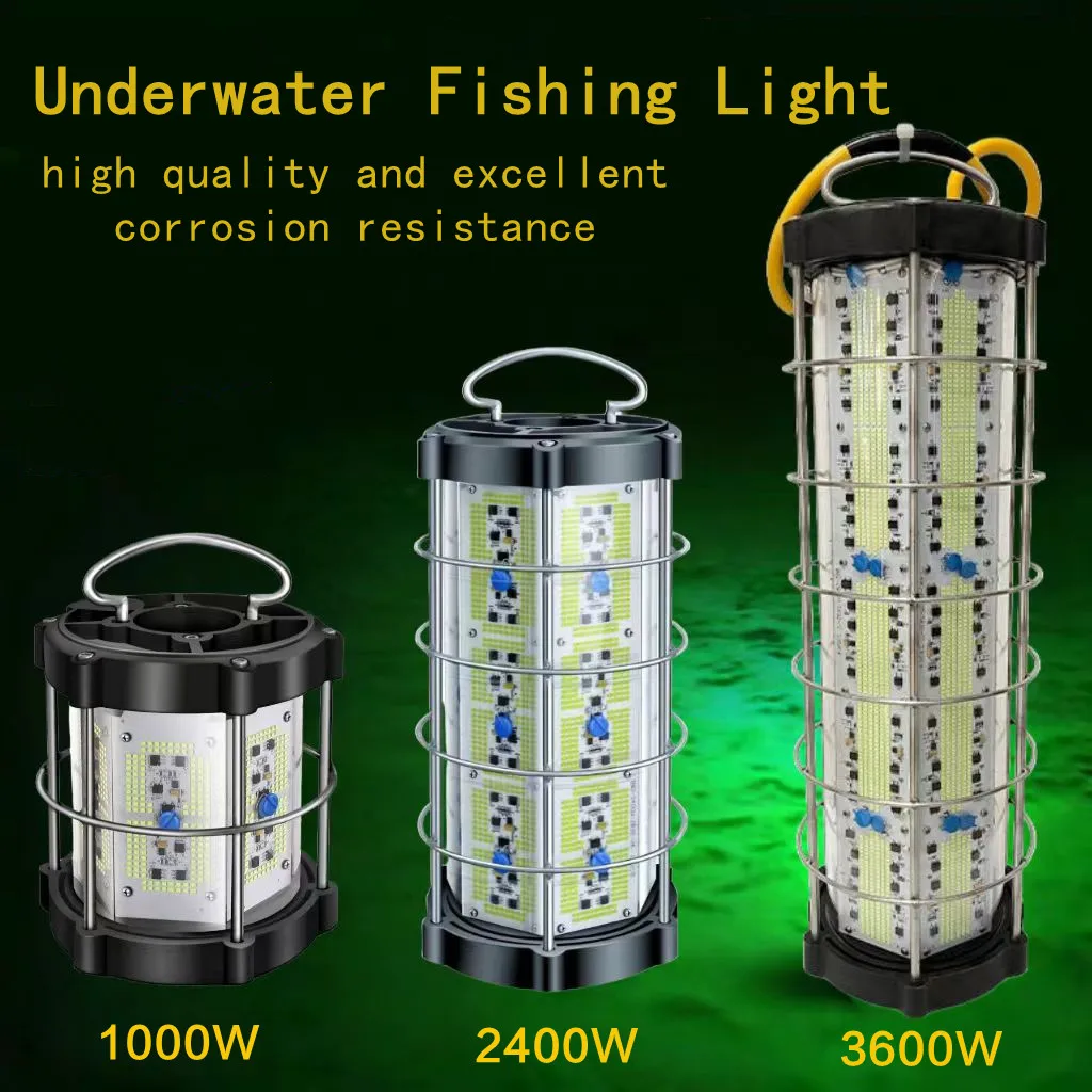 High Power Attracting 3600W /2400w Fishing Lights Lamp Underwater Fishing Light