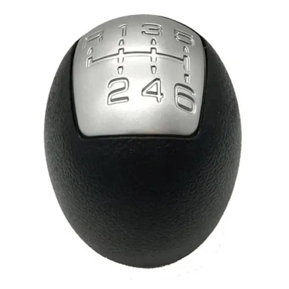 Shift Knob Accessories 5 6 Speed Knob 5 6-Speed Compatibility Sleek Black Appearance User-Friendly Installation Auto Parts