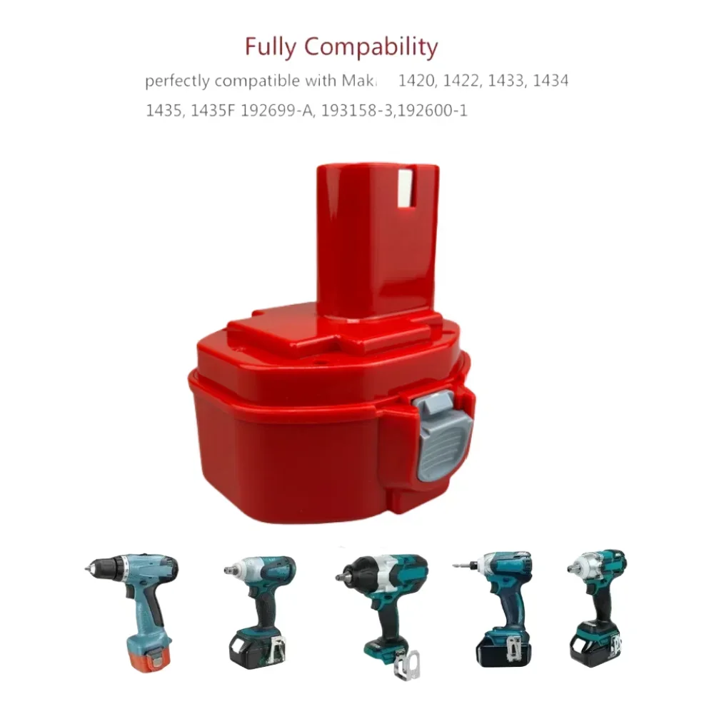 Do akumulatorów zamiennych Makita 14,4 V 4,8/6,8/9,8/12,8 Ah akumulator do wkrętarki akumulatorowej PA12 PA14 PA09 PA18 wiertarka narzędzia Bateria