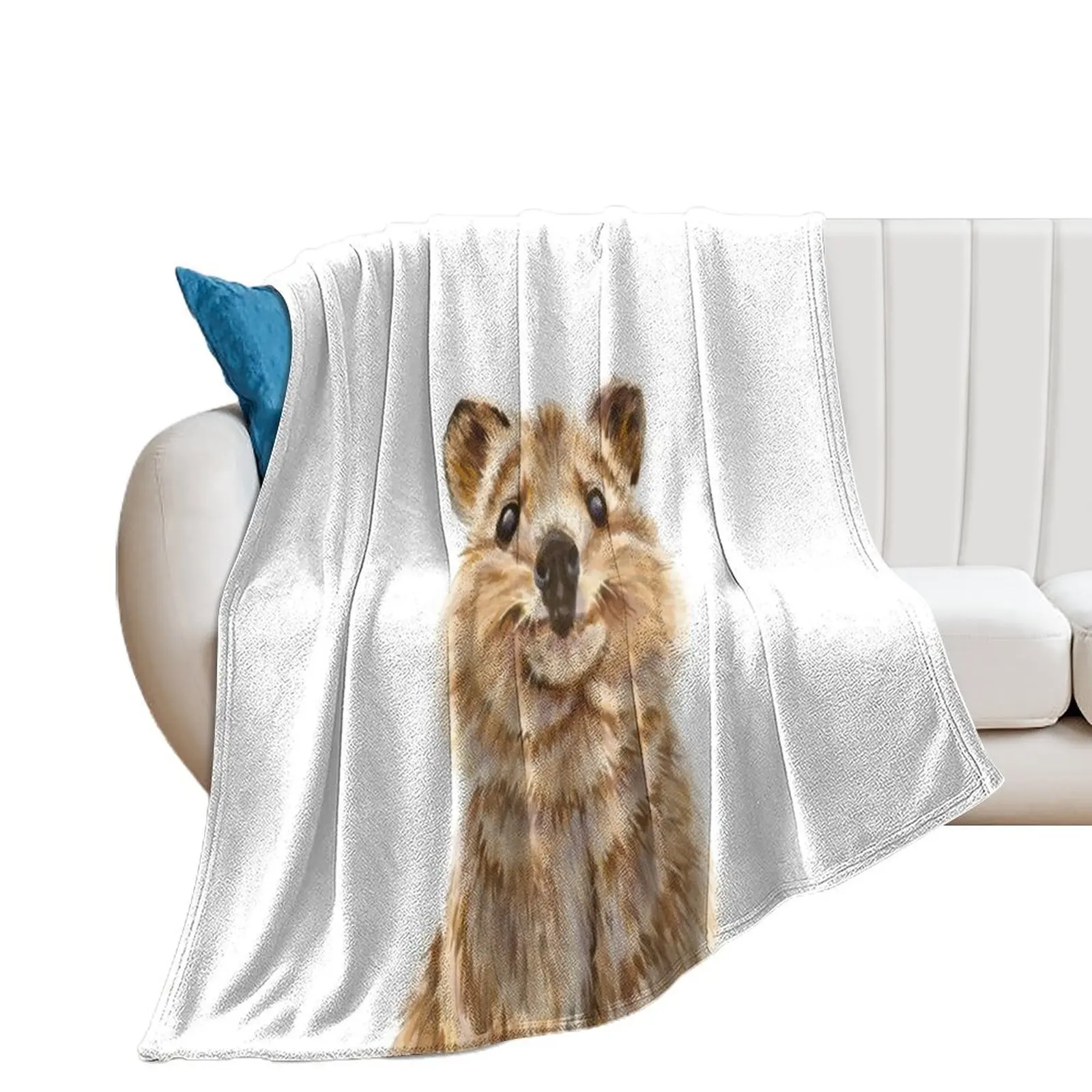 Quokka, the happiest wildlife on Earth Throw Blanket Loose Luxury Thicken Blankets