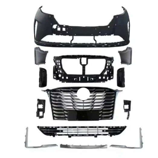 

For Buick GL8-653T20 GL8-652T20 modified Front Rear Bumper Grill Mask Strip Trim Fog Lamp Frame Bottom Grille Assembly