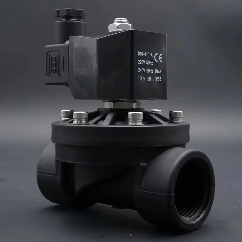 Valve Valves, Solenoid Valve, Water Valve, Plastic Valve Normally Closed/Open, 1/2