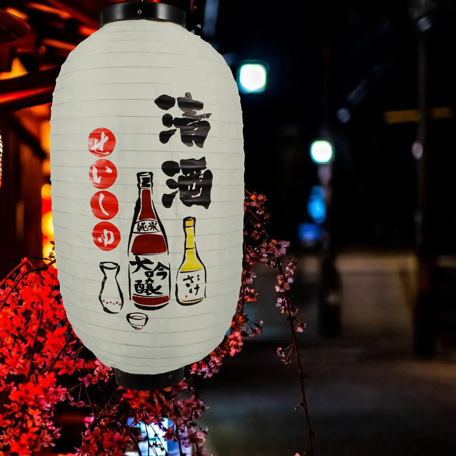 Lámpara Colgante de Tela Estilo Japonés para Restaurante, Pantalla de Seda, Decoración Tradicional para el Hogar y Bar, Faroles Tradicionales