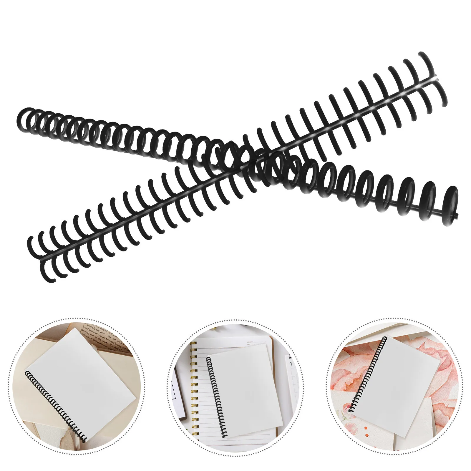 

10Pcs Loose Leaf Binder Rings Exquisite Notebook Accessory Plastic for Students Teachers Functional Use