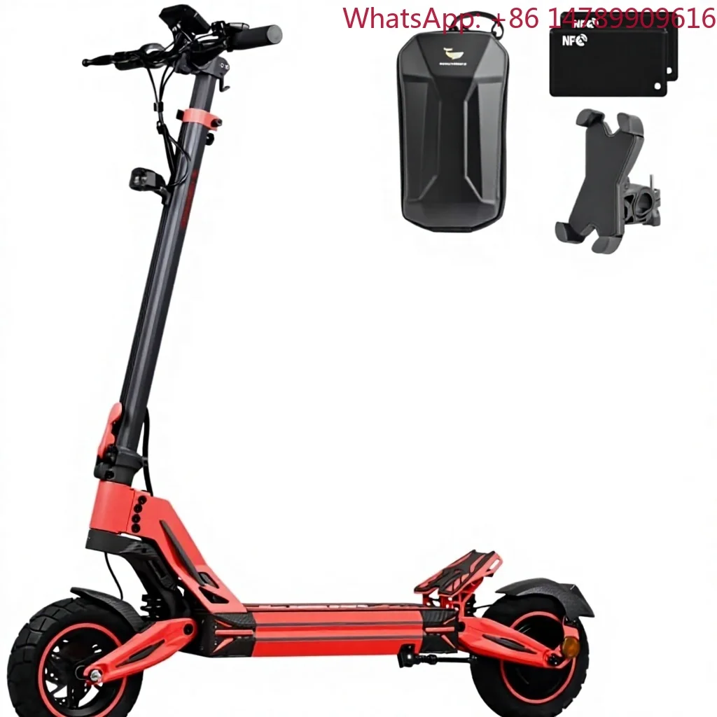 All-TerrainMexico Warehouse HONEYWHALE G2 Pro Adult Newenergy Scooter 1640W Motor 50KM/H 16AH Battery Smart Display LED Ambient