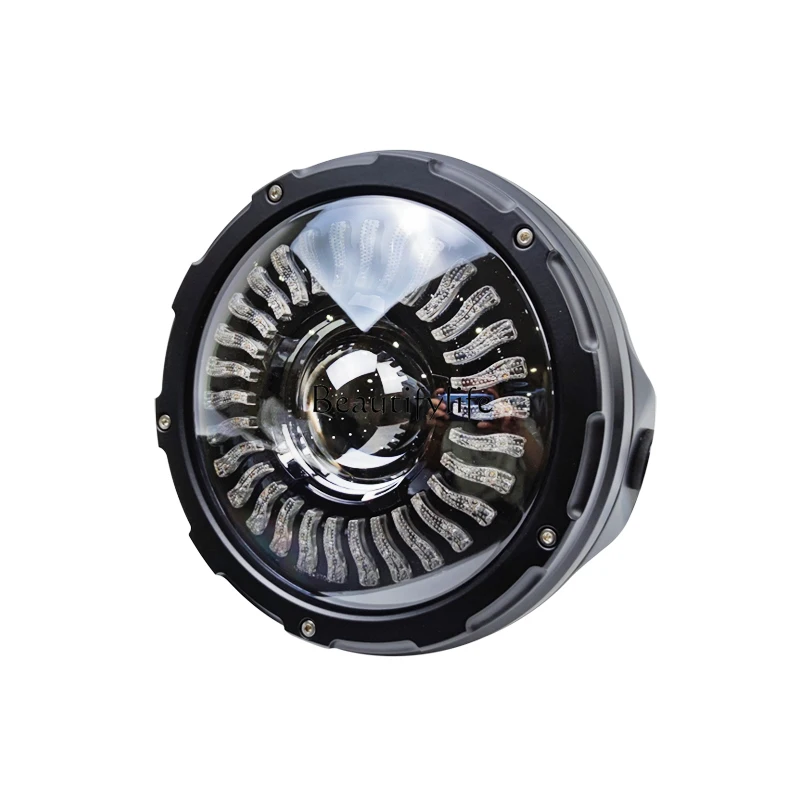 

Tr300 Headlight Modified Retro round Lamp Assembly Motorcycle Led Angel Eye Accessories Lossless