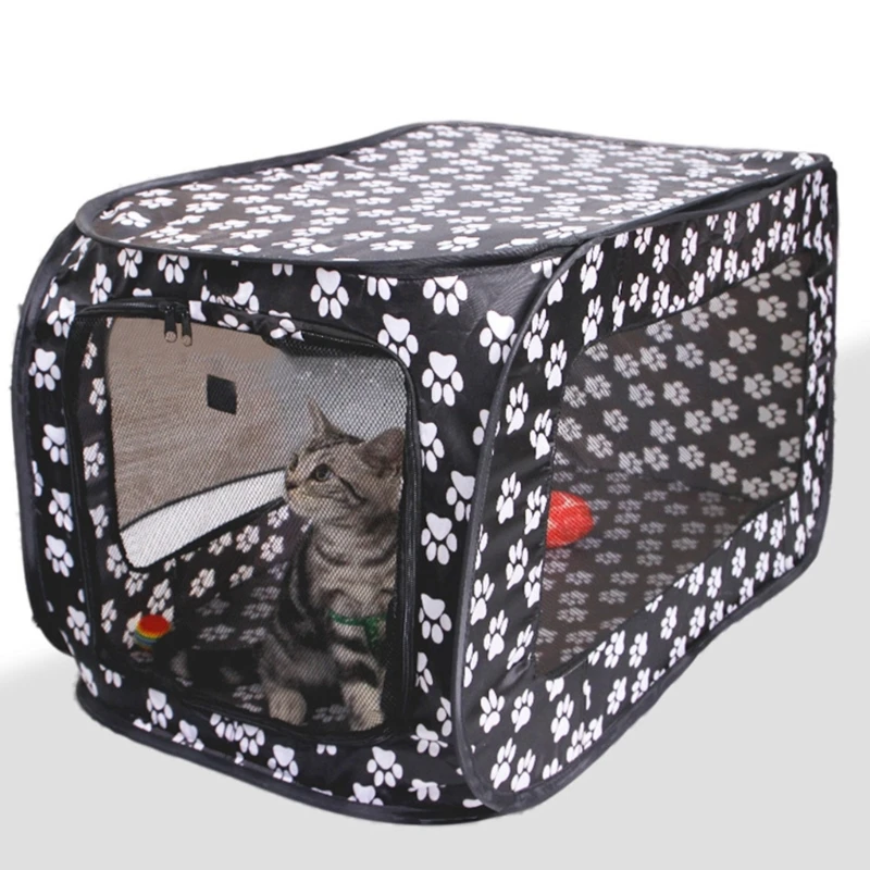 Rectangle Tent Small Pet Playpens Escape Prevent Dogs Outdoor Kennel House Portable Dogs OxfordEnclosure Travel Tent