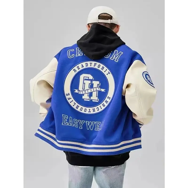 

Teenage Baseball Jaet Autumn Outerwear Open Cardigan Sle for 2 Year Old Boys High School Students Trendy Loose Fit Long ...