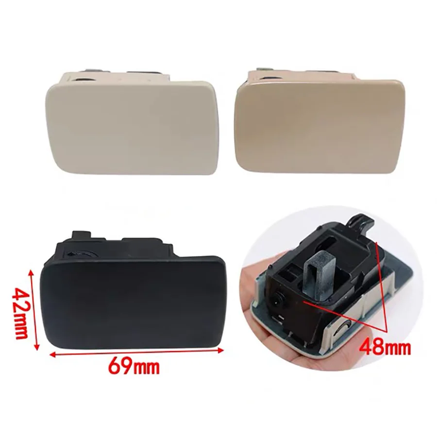 Wooeight Car Glove Box Lock Latch Lid Opening Handle No Hole For Volkswagen VW Golf 6 / Old Sagitar Car Accessories 1KD857147A