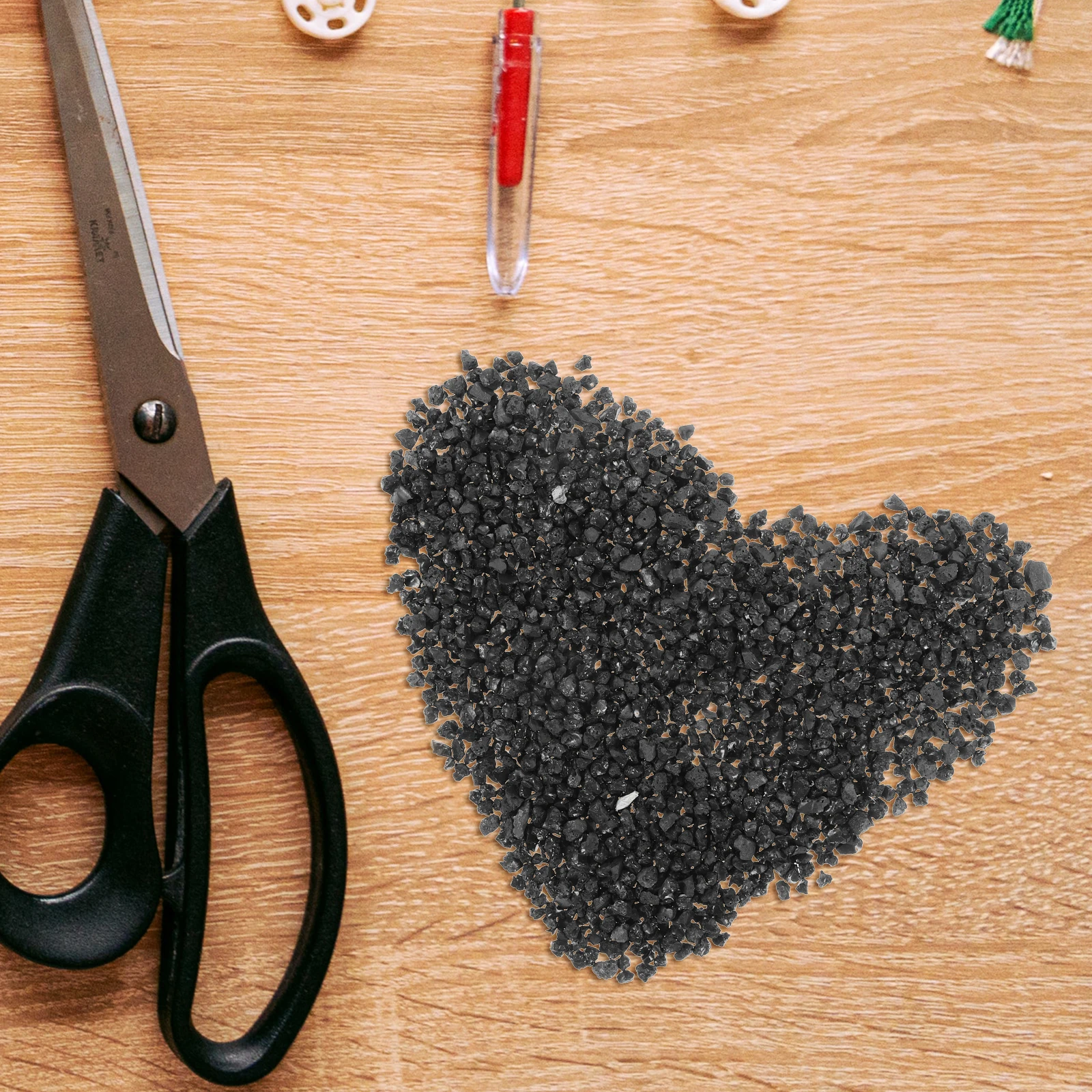 

50G 2Mm Black Tourmaline Granules For Chakra Balance Metaphysical Healing Jewelry Diy Decoration Textiles Coatings Anion