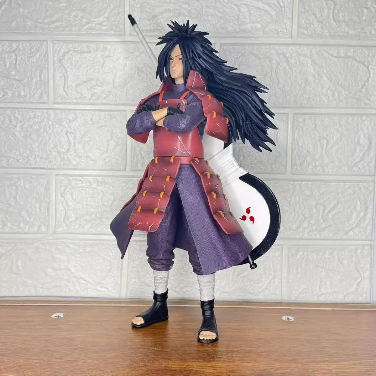 Uchiha Madara Sammelfigur Modell Tischdekoration, Geburtstagsgeschenk, trendiges Spielzeug, Szenendekoration, Autodekoration